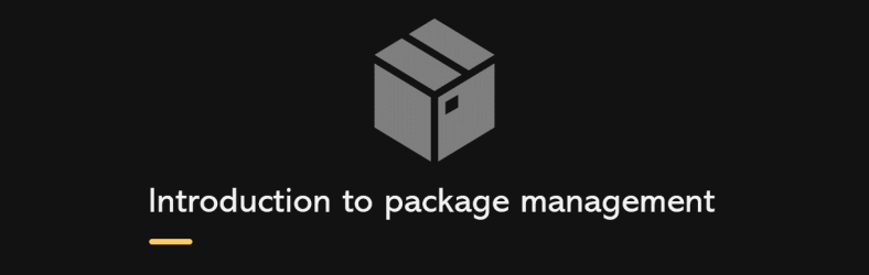 Introduction to package management
